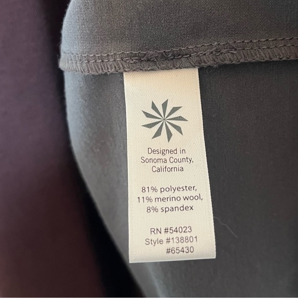 Athleta Ella dress color block purple gray. Size Medium - Picture 6 of 6